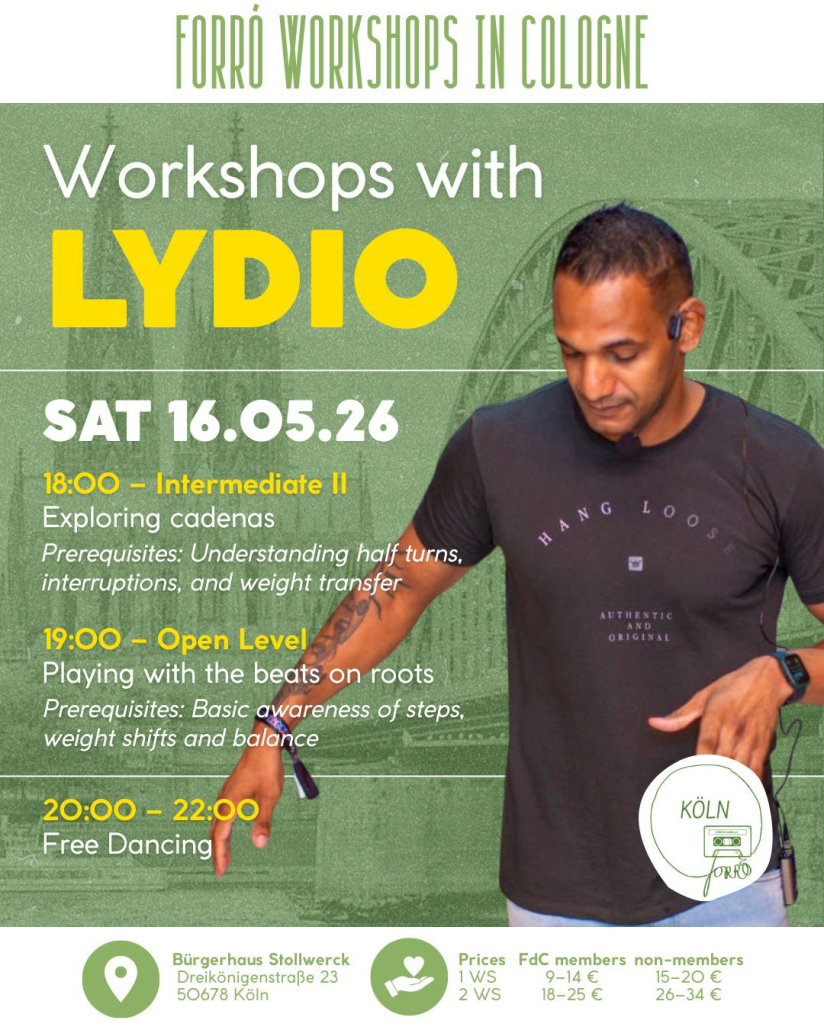 Forró Workshops with Lydio Neto