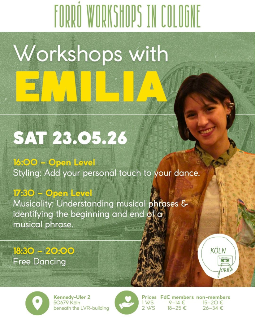 Forró Workshops with Emilia — Cologne