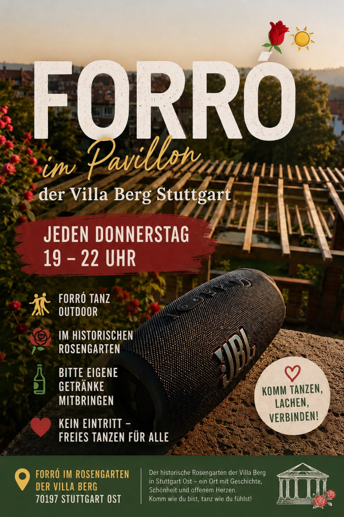 Forró im Rosengarten