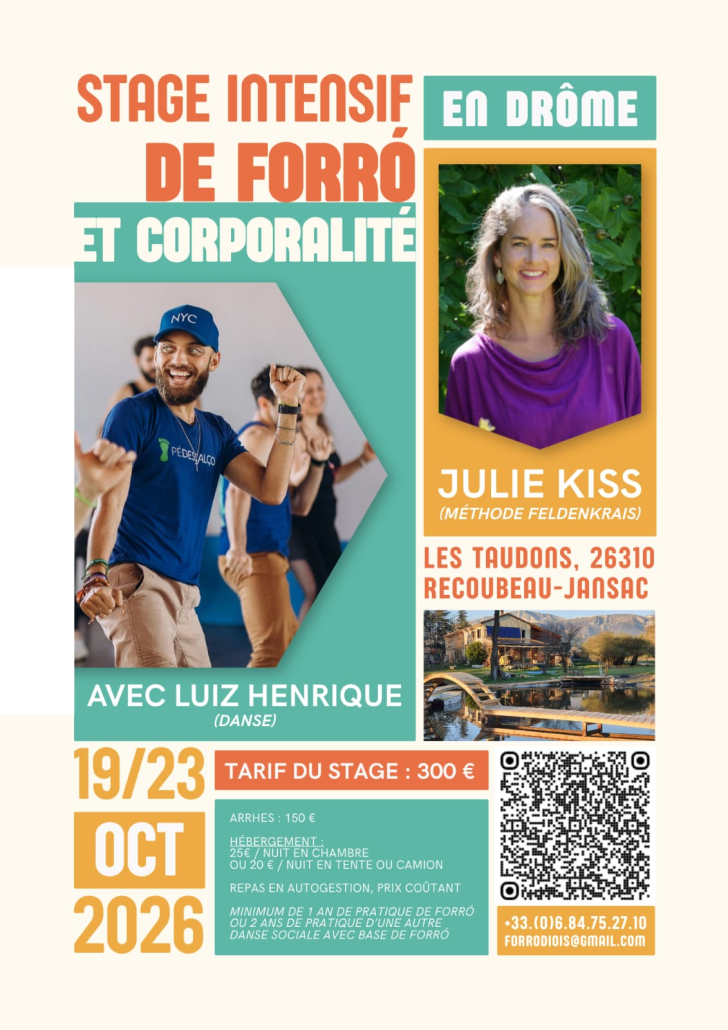 Stage intensif de forró et corporalité en Drôme