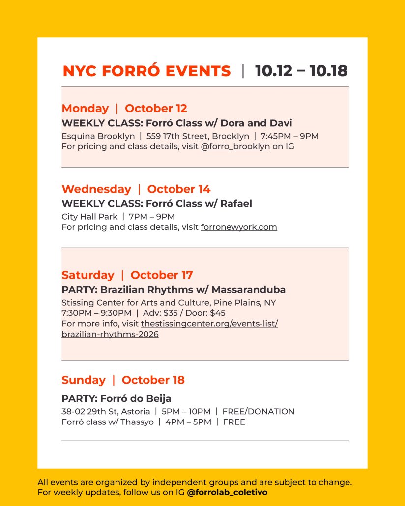 Forró Class with Dora and Davi